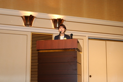 祥子さん登壇の様子